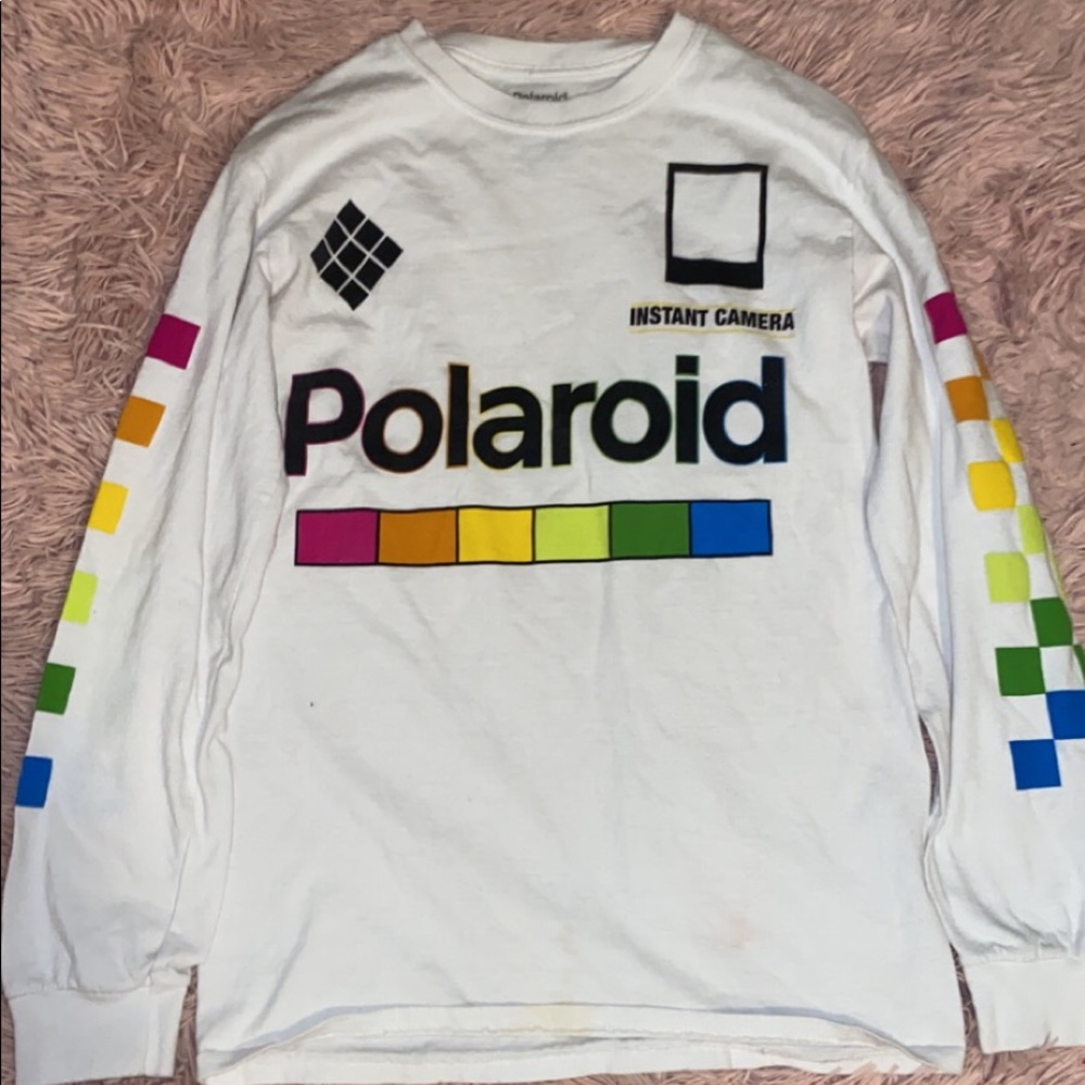 polaroid long sleeve shirt
